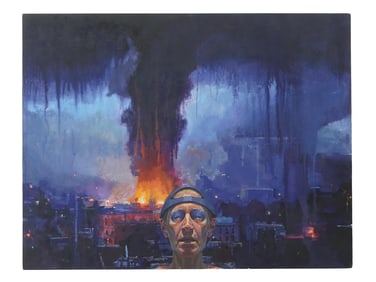 SUSANNA COFFEY AMERICAN OIL PAINTING