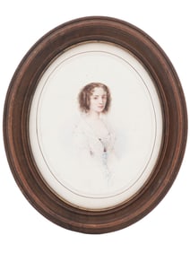 ANTIQUE RUSSIAN WATERCOLOR PAINTING BY PETR SOKOLOV