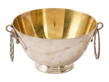 RUSSIAN 84 GILT SILVER SUGAR BOWL