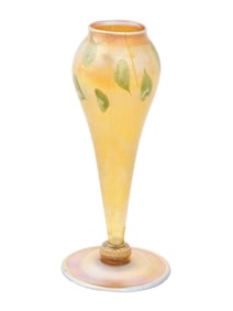 ART NOUVEAU LOUIS COMFORT TIFFANY FAVRILE GLASS VASE