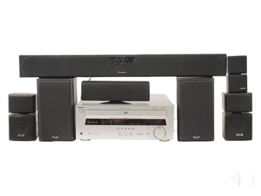 LOT OF AUDIO EQUIPMENT SONY DVD ANS SPEAKERS