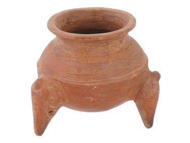 ANCIENT PRE COLUMBIAN MESOAMERICAN TERRACOTTA POT