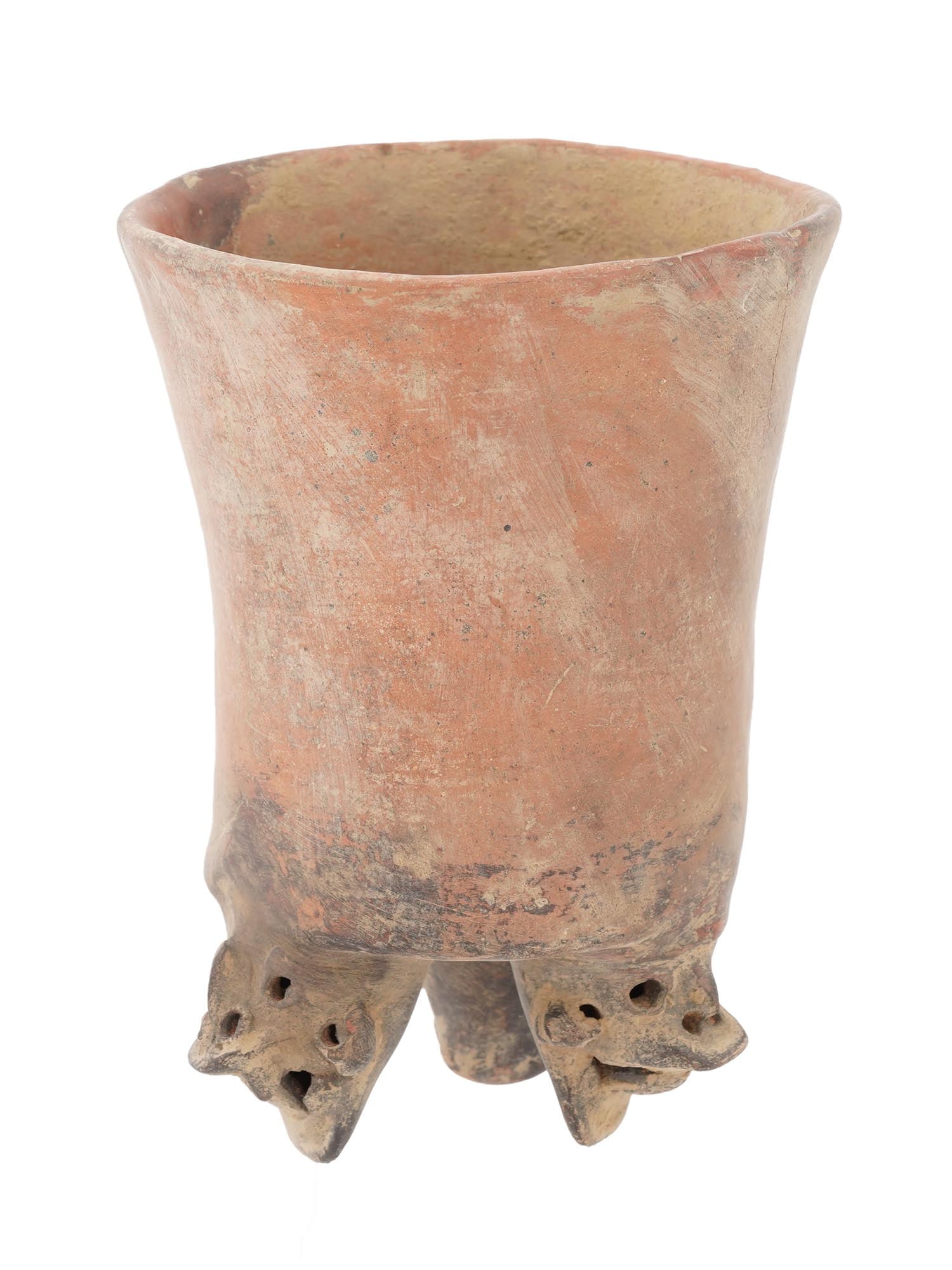 ANCIENT PRE COLUMBIAN HANDCRAFTED TERRACOTTA VASE (1 of 6)