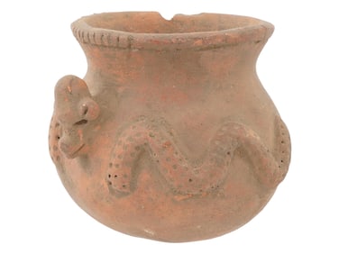 ANCIENT MESOAMERICAN PRE COLUMBIAN TERRACOTTA VASE