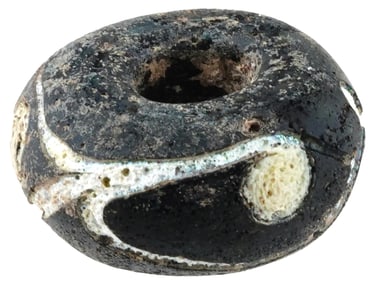 ANCIENT ROMAN EYES DESIGN MOSAIC BEAD 100 TO 300 AD