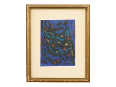 ALFRED MANESSIER FRENCH ABSTRACT COLOR LITHOGRAPH