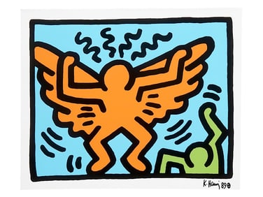 KEITH HARING AMERICAN SCREENPRINT UNTITLED POP SHOP IV