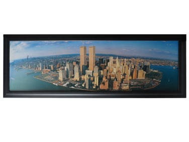 NYC SKYLINE WITH WORLD TRADE CENTER PANORAMIC PRINT
