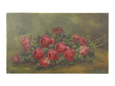 CELESTE BRUFF NICHOLS AMERICAN FLORAL OIL PAINTING