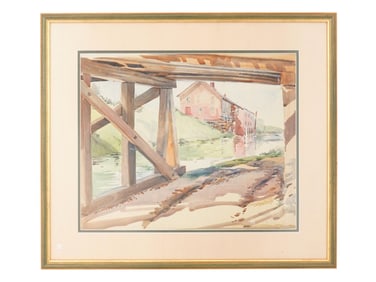 MONTAGUE CHARMAN AMERICAN WATERCOLOR PAINTING