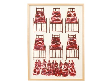 SIGNED LEEMOUR PELLI AMERICAN ABSTRACT PAINTING