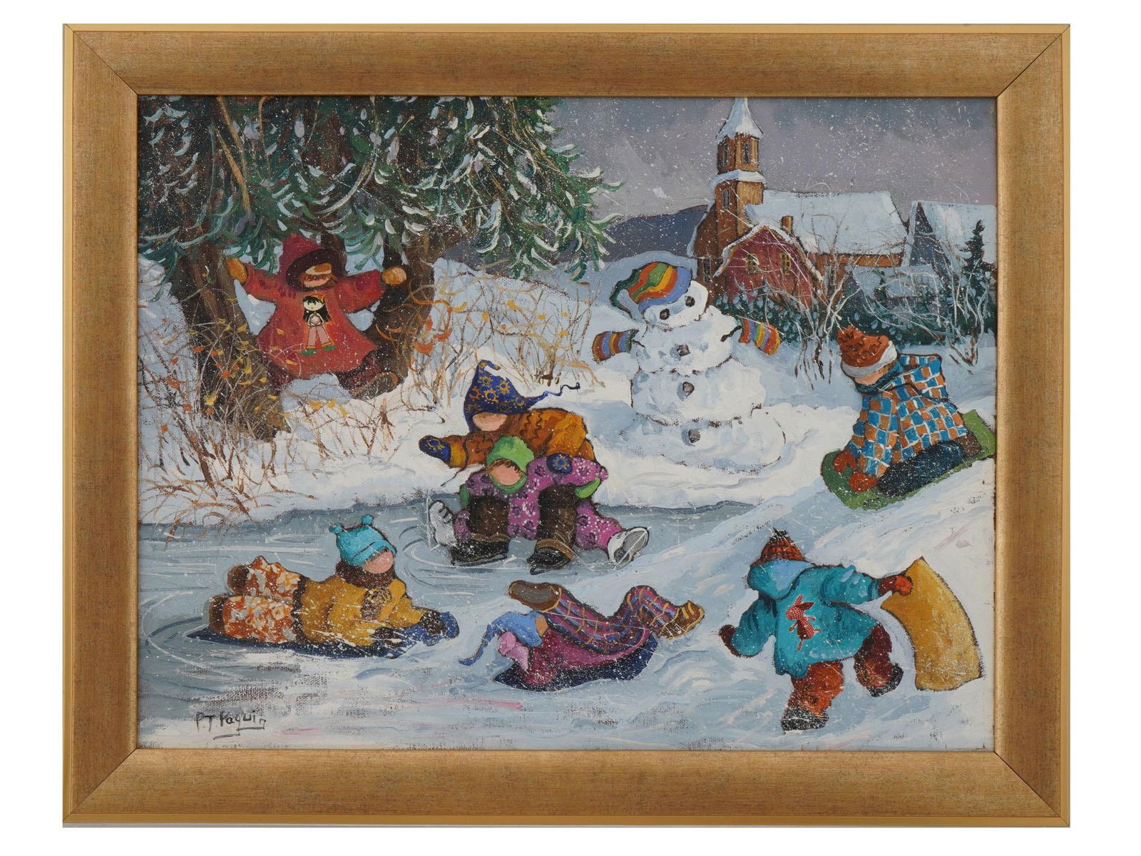 PAULINE PAQUIN CANADIAN MIXED MEDIA ARTWORK 2005 (1 of 5)