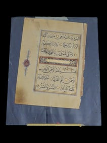 ANTIQUE PERSIAN CALLIGRAPHIC MANUSCRIPT ON PAPER