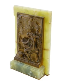 ANTIQUE FRENCH BRONZE SCULPTURE SIGNED HENRI CHAPU