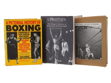BOOKS PICTORIAL HISTORY OF BOXING CHRISTIES CATALOG