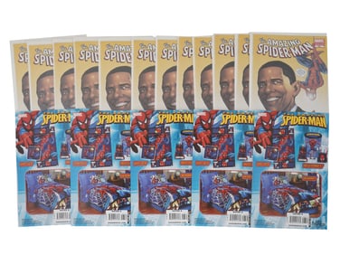17 COPIES AMAZING SPIDERMAN OBAMA COVER 2ND VARIANT 583