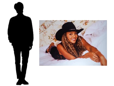 ORIGINAL BEYONCE PHOTOGRAPH BY WILLIAM RUTTEN SIGNED