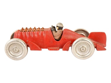 VINTAGE AMERICAN HUBLEY CAST IRON TOY RACE CAR