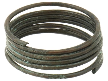 ANCIENT GREEK MULTI WIRED BRONZE BRACELET 600 TO 300 BC