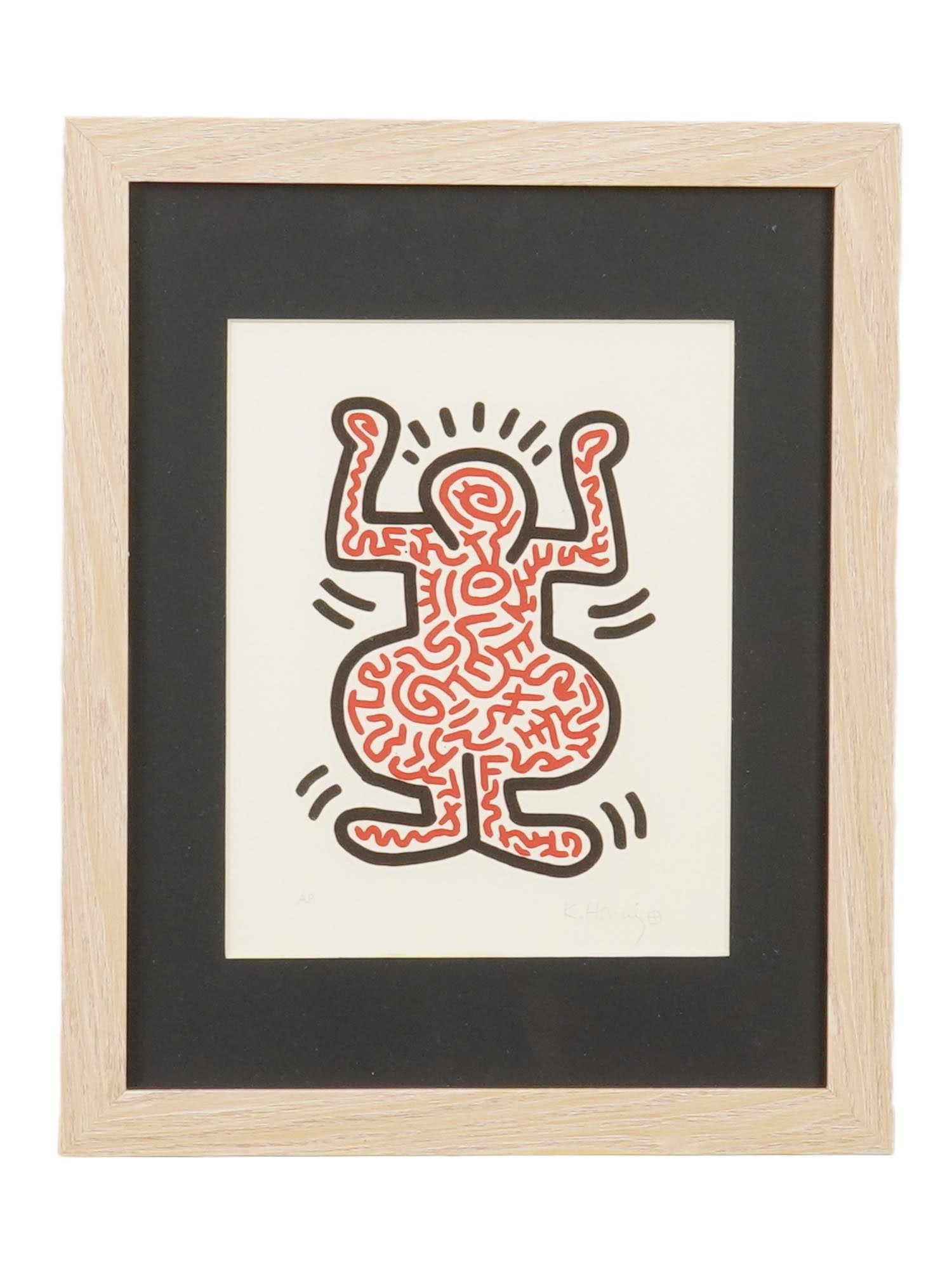 POP ART LUDO 1 LITHOGRAPH SIGNED KEITH HARING (1 of 5)