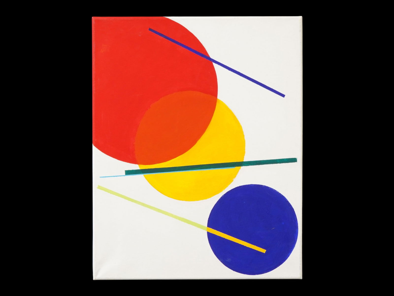 RAFFAELE DRAGANI ITALIAN ABSTRACT PAINTING W COA (1 of 5)