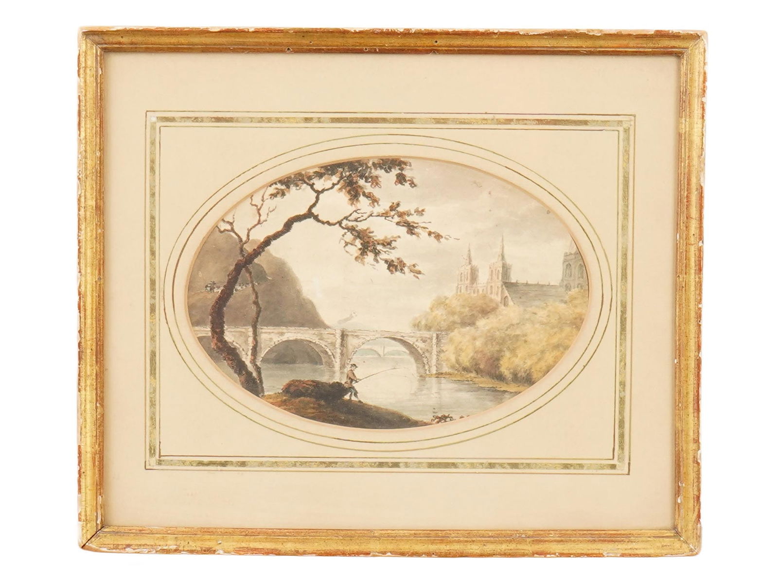 ATTR TO EDWARD DAYES ENGLISH WATERCOLOR PAINTING (1 of 6)