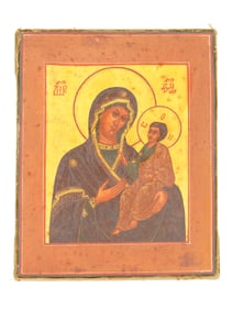 RUSSIAN ORTHODOX TIKHVIN MOTHER OF GOD ICON