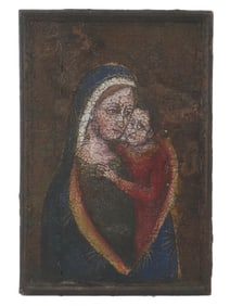 16TH CEN NORTH ITALIAN SCHOOL MOTHER OF GOD ICON