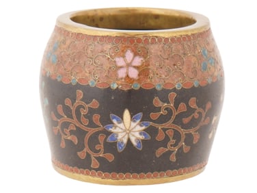 ANTIQUE JAPANESE MEIJI CLOISONNE MINIATURE VASE