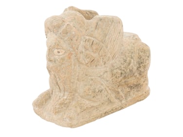 ANCIENT CARVED GRANITE MYTHOLOGICAL VOTIVE FIGURINE