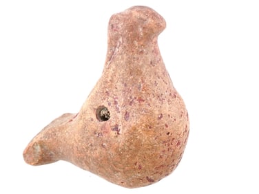 ANCIENT ROMAN TERRACOTTA WHISTLE FIGURINE 100 TO 300 BC
