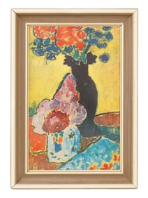ATTR TO ALEXEJ VON JAWLENSKI STILL LIFE COLOR PRINT