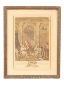 FRENCH ENGRAVING NICOLAS DE LAUNAY AFTER LAFRENSEN