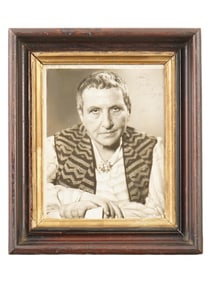 VINTAGE AMERICAN PHOTO PORTRAIT OF GERTRUDE STEIN