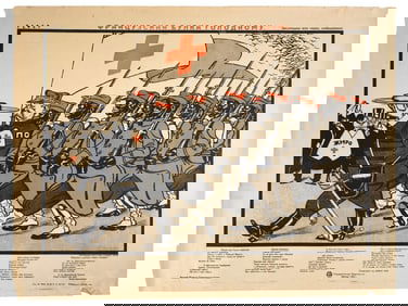 RUSSIAN MILITARY PROPAGANDA POSTER BY VIKTOR DENI