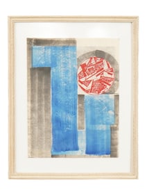 ABSTRACT WATERCOLOR PAINTING BY VARGAS SUAREZ