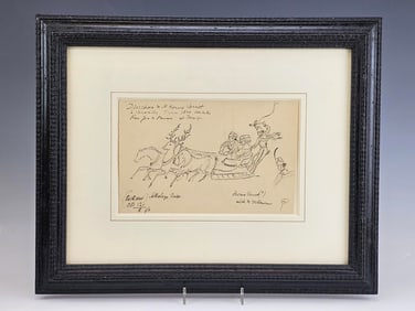 MSTISLAV DOBUZHINSKY RUSSIAN PAINTING INVITATION CARD