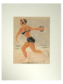 ALEXANDRE SAMOKHVALOV RUSSIAN MIXED MEDIA PAINTING