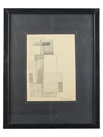 ORIGINAL RUSSIAN PENCIL PAINTING BY PAUL MANSOUROFF