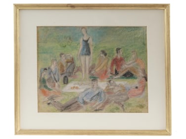 RUSSIAN PASTEL PAINTING BY ALEXIS PAUL ARAPOFF