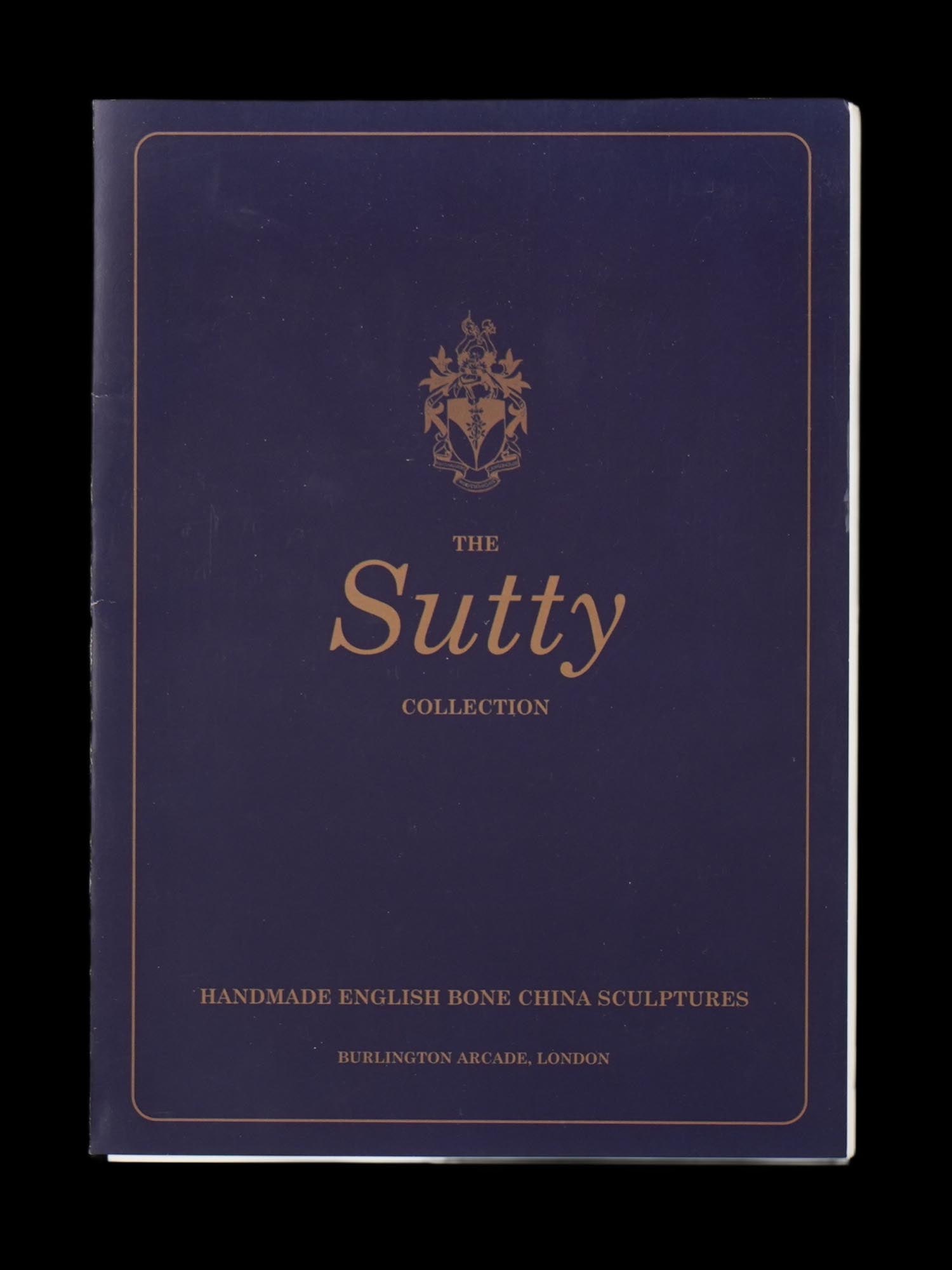 MICHAEL SUTTY COLLECTION CATALOG OF MILITARY FIGURINES: A catalog for the Michael Sutty Collection of military figurines, showcasing limited edition, handmade English bone china sculptures. The collection, titled The Glories of the Raj, highlights represen