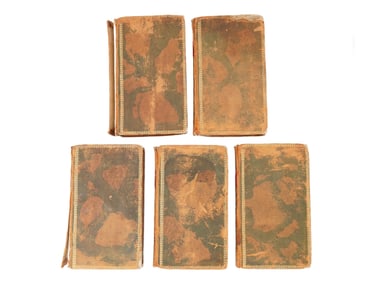 ANTIQUE 1823 NAPOLEON SAINT HELENA MEMORIAL BOOKS