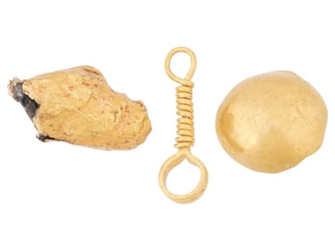 ANCIENT ROMAN GOLD JEWELRY PIECES AND DETAILS