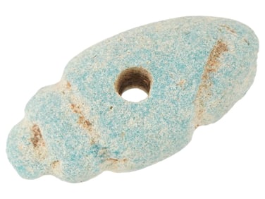 ANCIENT EGYPTIAN FAIENCE PHALLUS AMULET PENDANT