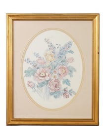 AMERICAN FLORAL PRINT BY MARY VINCENT BERTRAND