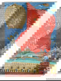 WWII ERA RUSSIAN SOVIET PROPAGANDA POSTER