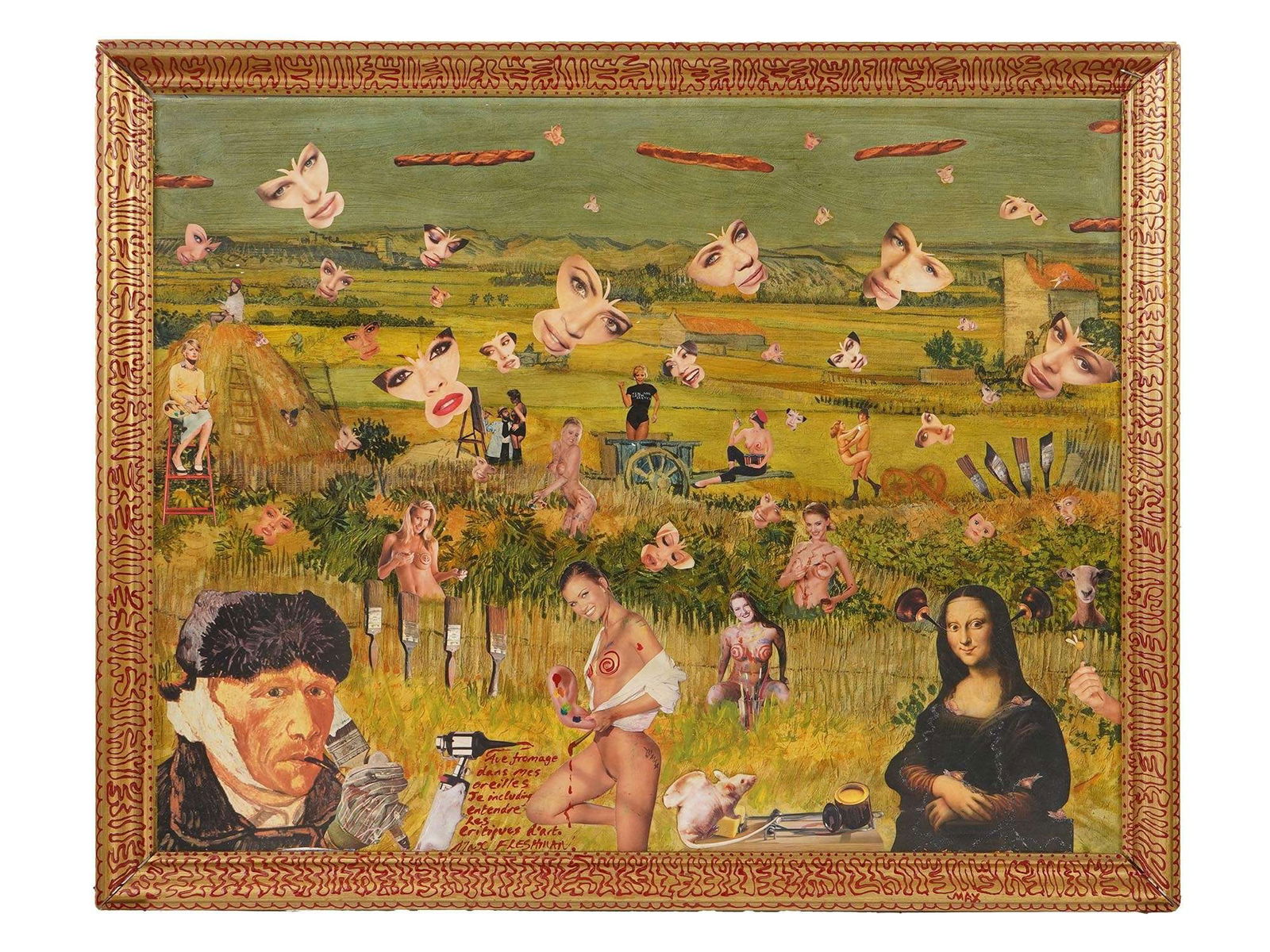 MODERN MIXED MEDIA COLLAGE ARTWORK MAX FRESHMAN (1 of 10)