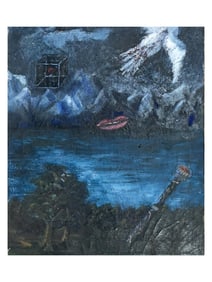 ATTR TO GIORGIO DE CHIRICO ITALIAN SURREALIST PAINTING