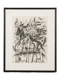 RUSSIAN VENICE PASTEL PAINTING BY VIACHESLAV KALININ