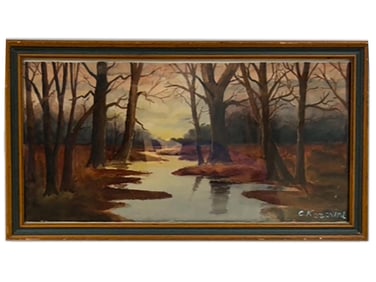 ATTR TO KONSTANTIN KOROVIN RUSSIAN WATERCOLOR PAINTING